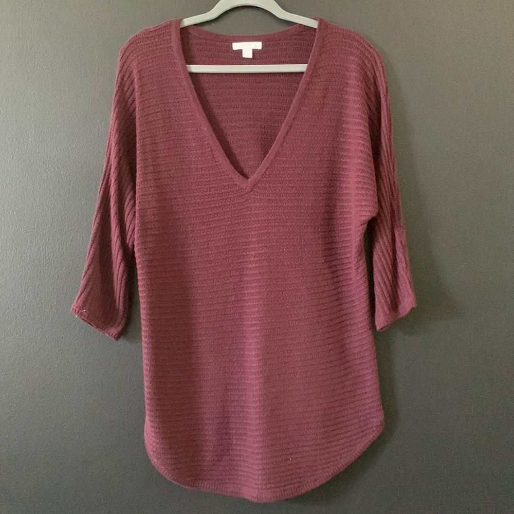 Dark maroon oversized sweater size medium
